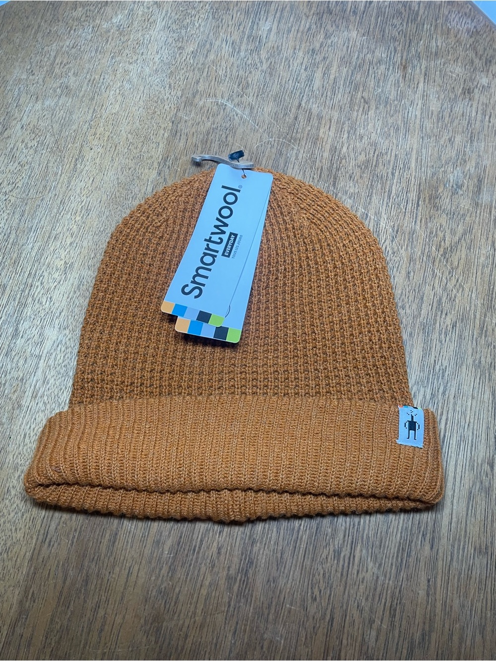 Smartwool Merino Wool Blend Cuffed Beanie Brown NWT Men’s Unisex